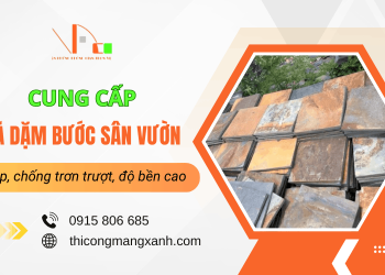 Cung cấp đá dặm bước sân vườn - Mẫu đẹp, chống trơn trượt, độ bền cao